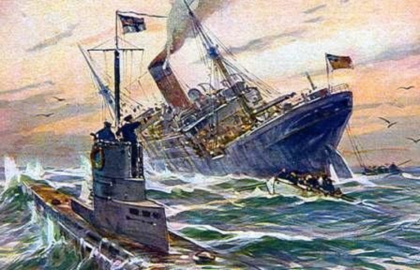 <p>A promise Germany made to America in 1916 - after President Wilson threatened to sever ties - to stop sinking their ships without warning. Germany started unrestricted submarine warfare within a year - helped push the U.S. to declaring war.</p>