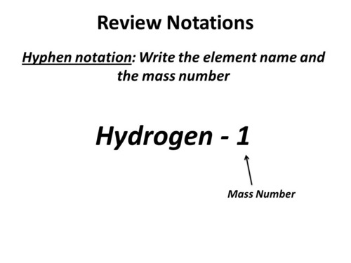 <p>hyphen notation&nbsp;</p>