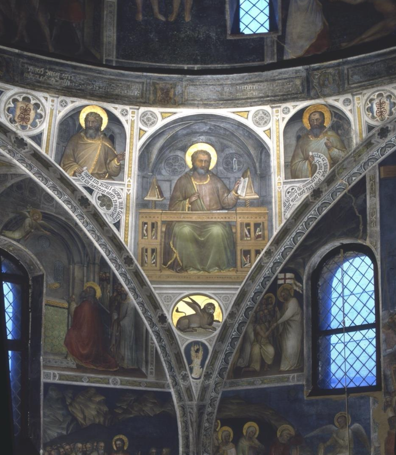 <p>Four pendentives/The Four Evangelists - Dome Padova Baptistry</p>