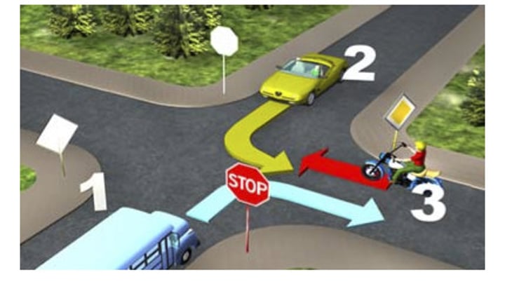 <p>b. Vehicle 2.</p>