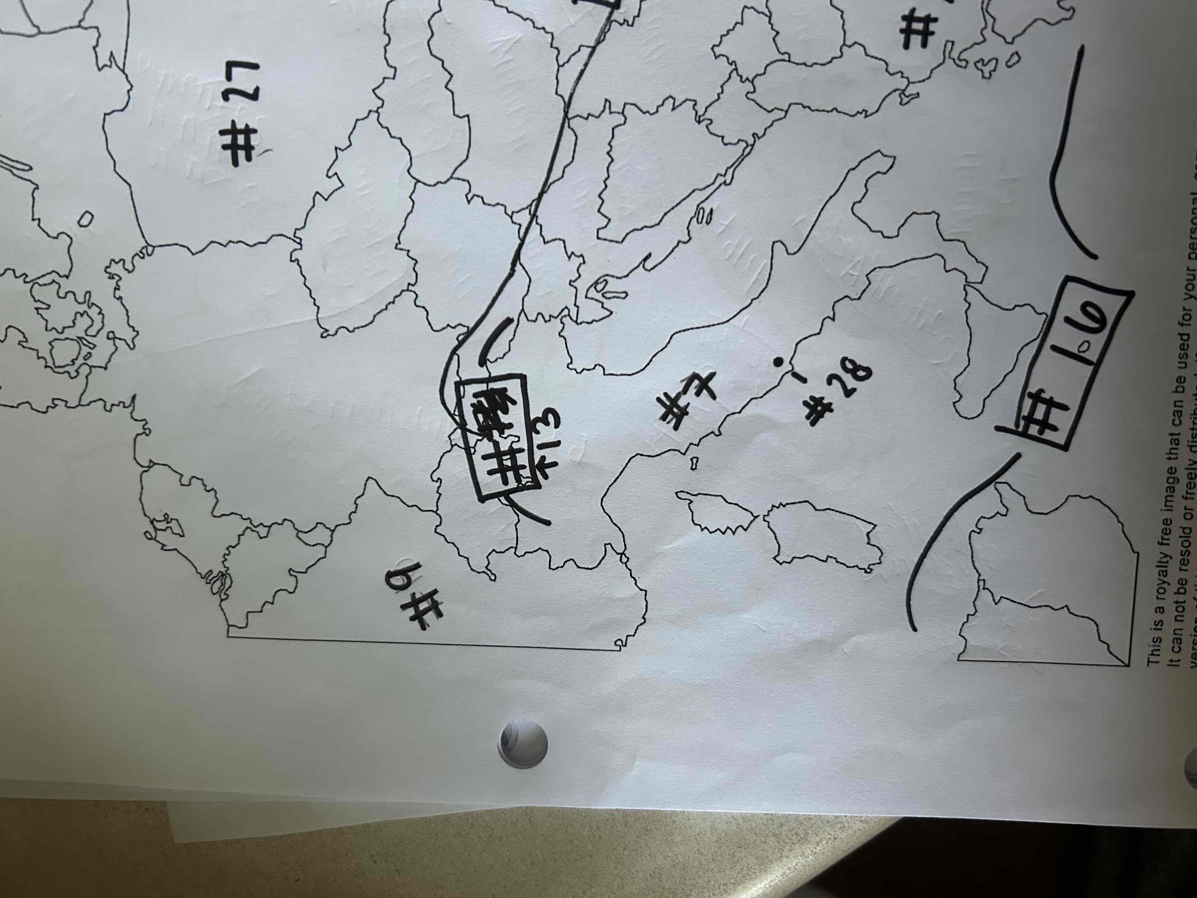 <p>What country is number 9</p>