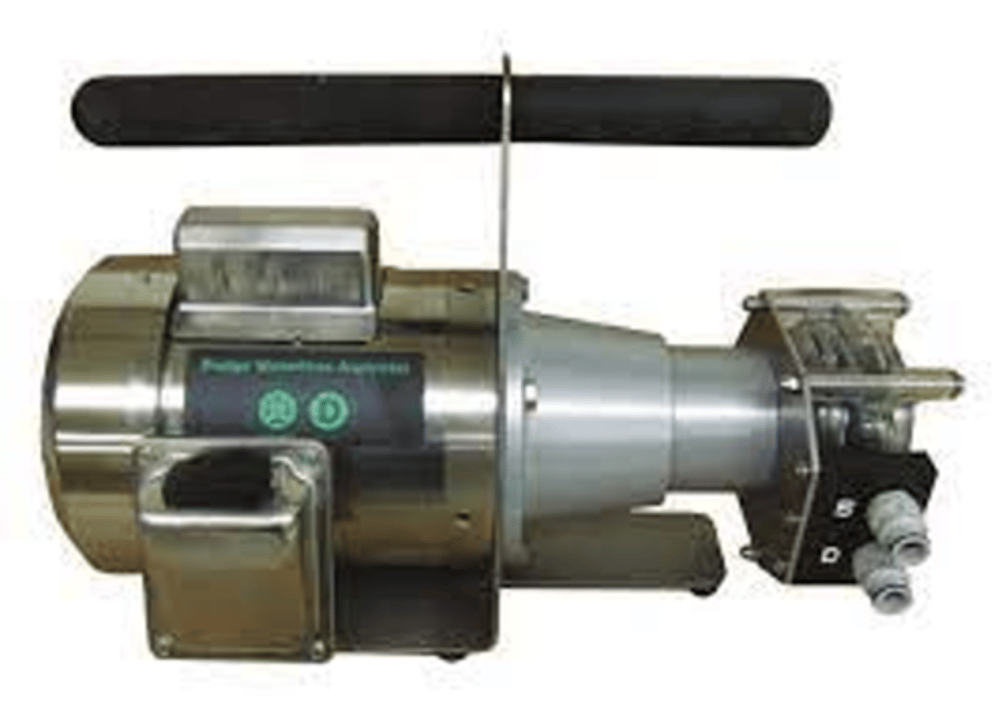<p>free standing aspirating device that required electricity instead of water to operate and create suction; are commonly selected when low water pressure is an issue</p>