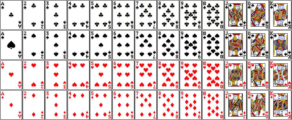 <p>how many cards are in a deck of cards?</p>
