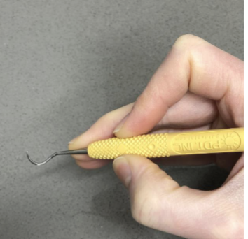 <p>is this a good example of the modified pen grasp</p>