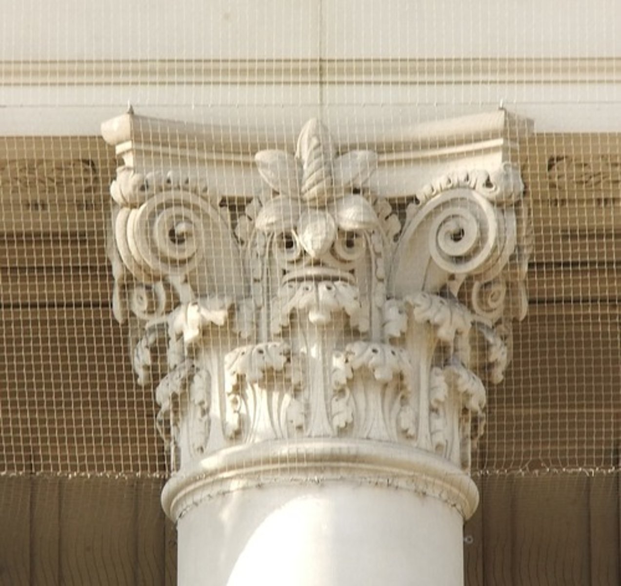 <p>Quite fancy with the pattern wrapping around the column</p><p>Highly decorated, most complex scrolls</p>