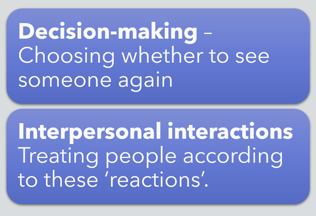 <p>A judgement formed in less than a second </p>