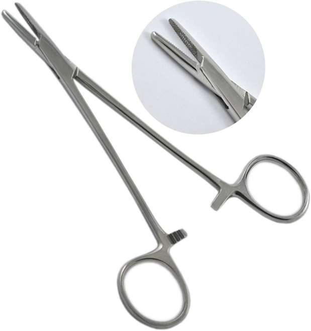 <p>Mayo-Hegar Needle Holder</p><p>to drive suture needles through tissue &amp; assist in tying sutures</p>