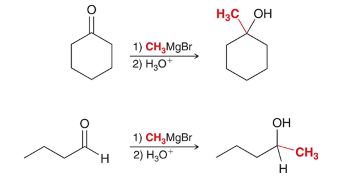 <p>can use grignard reagent and a ketone or aldehyde</p>