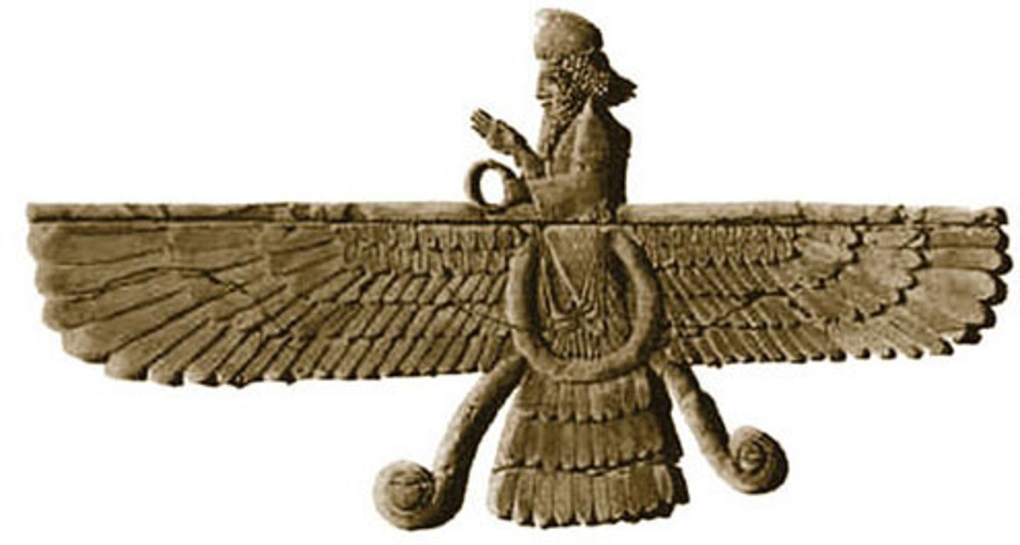 <p>One of the first monotheistic religions, particularly one with a wide following. It was central to the political and religious culture of ancient Persia.</p>