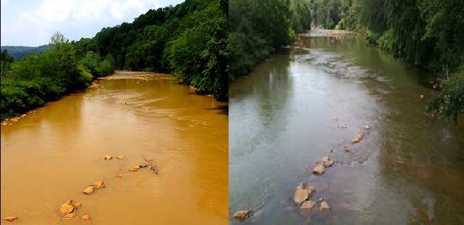 <p><span style="font-family: &quot;Contrail One&quot;, cursive">Water reaches the surface or subsurface mines, the land, and the acid drainage forms through the chemical reaction of  the water with rocks that contain sulfur-bearing minerals, resulting in sulfuric <strong>acid</strong>. </span></p><p></p><ul><li><p><span style="font-size: 1.6rem; font-family: &quot;Contrail One&quot;, cursive">Contaminated drinking water, </span><span style="font-family: &quot;Contrail One&quot;, cursive">disrupted growth/reproduction of aquatic plants/animals, corrosion on infrastructure, like bridges</span></p></li></ul><p></p>