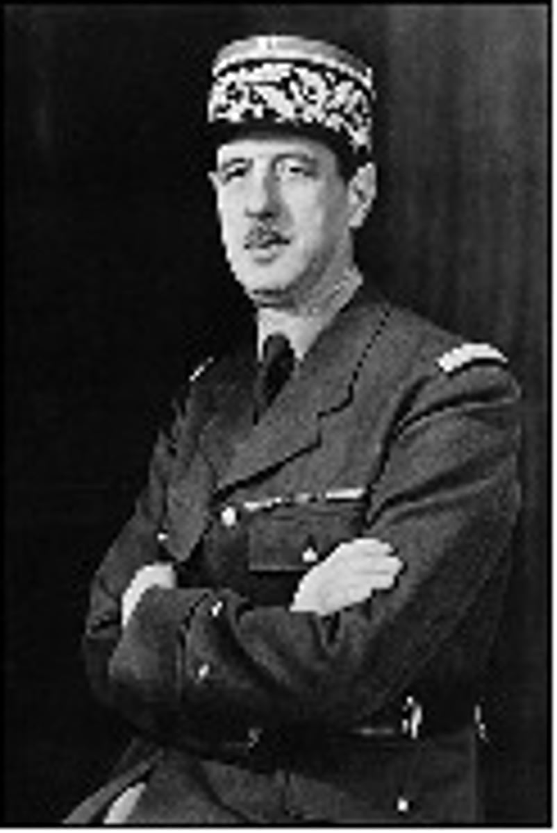 <p>leader of the French government</p>