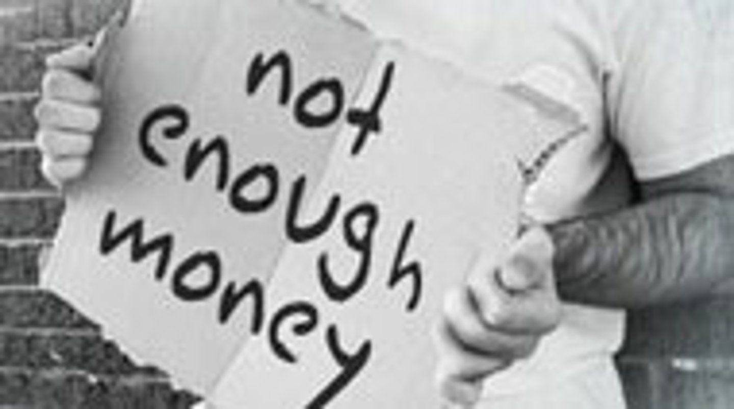 <p>adj. deprived of the necessities of life; lacking in</p><p>S: wanting, devoid, penniless</p><p>A: rich, luxurious, bountiful, full, replete</p>