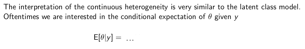 <p>Express this in terms of the distribution of the data conditional on theta and the distribution of theta.</p>