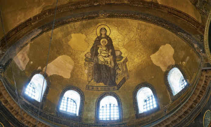 <p>theotokos apse mosaic</p>