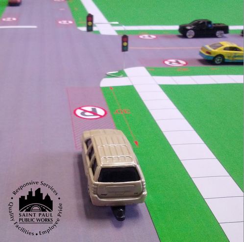 <p><span>Parking: True or False? You cannot park within an intersection.</span></p>