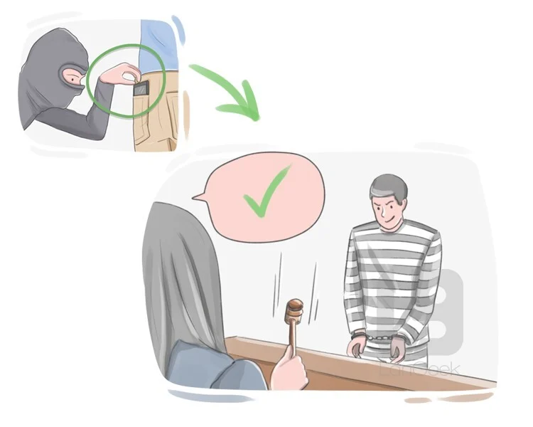 <p>get away with</p>