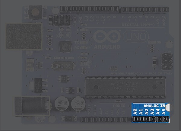 <p>The Arduino UNO board has _____ analog _____ <u><em>, labeled “</em></u> 0 to 5.” These pins can read the _____ from an _____ sensor like a temperature sensor and convert it into a digital value so that the system understands. These pins just measure _____ and not the current because they have very high _____ _____. Hence, only a small amount of _____ flows through these pins. These pins can also be used for digital _____ or _____.</p>