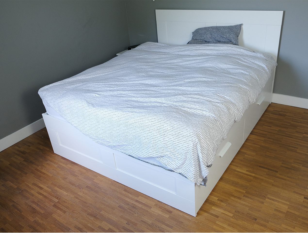 <p>het bed</p>