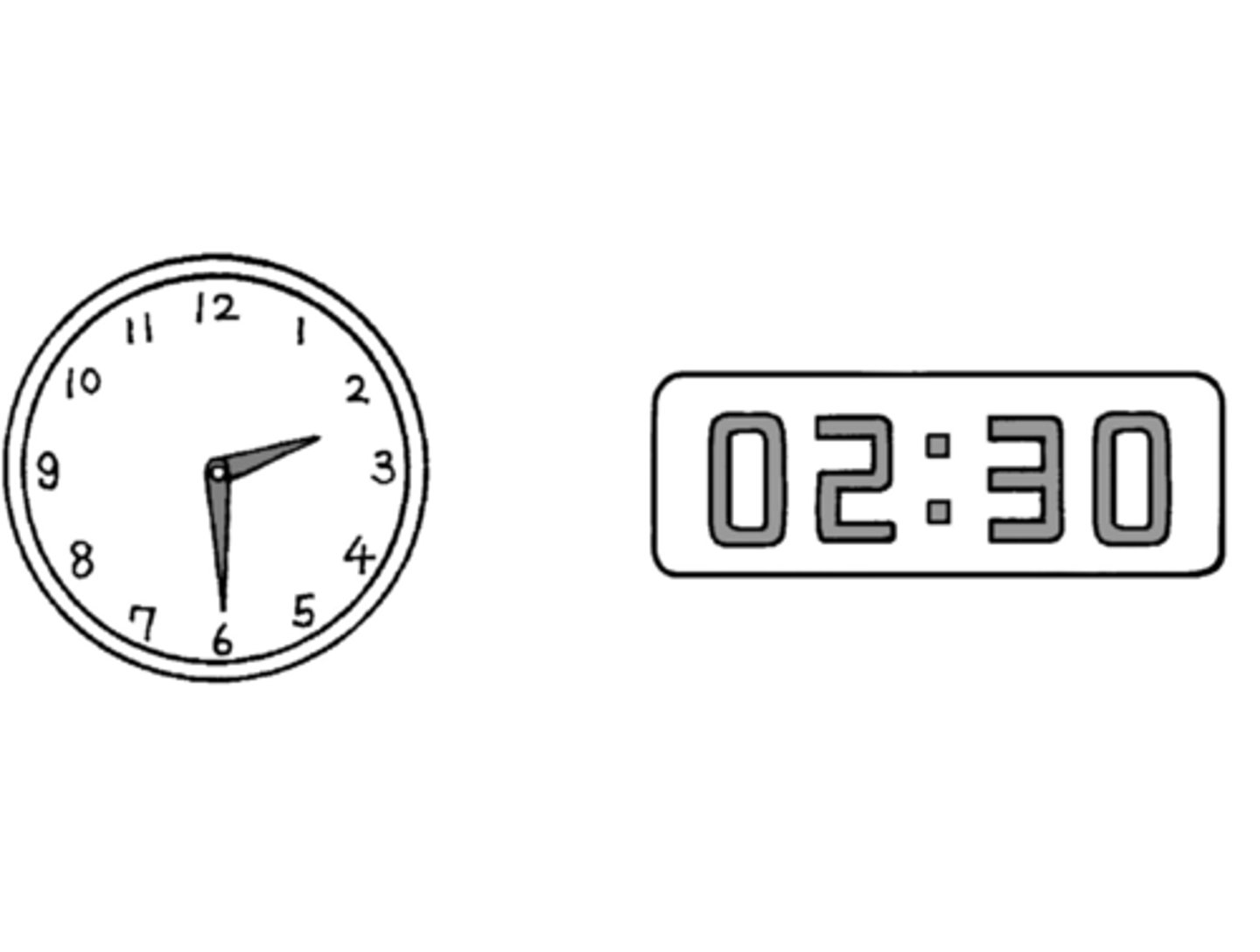 <p>half past two</p>