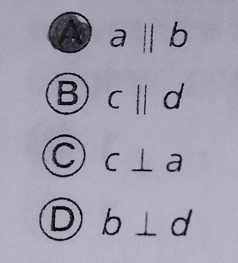 <p>A is Parallel to B</p>