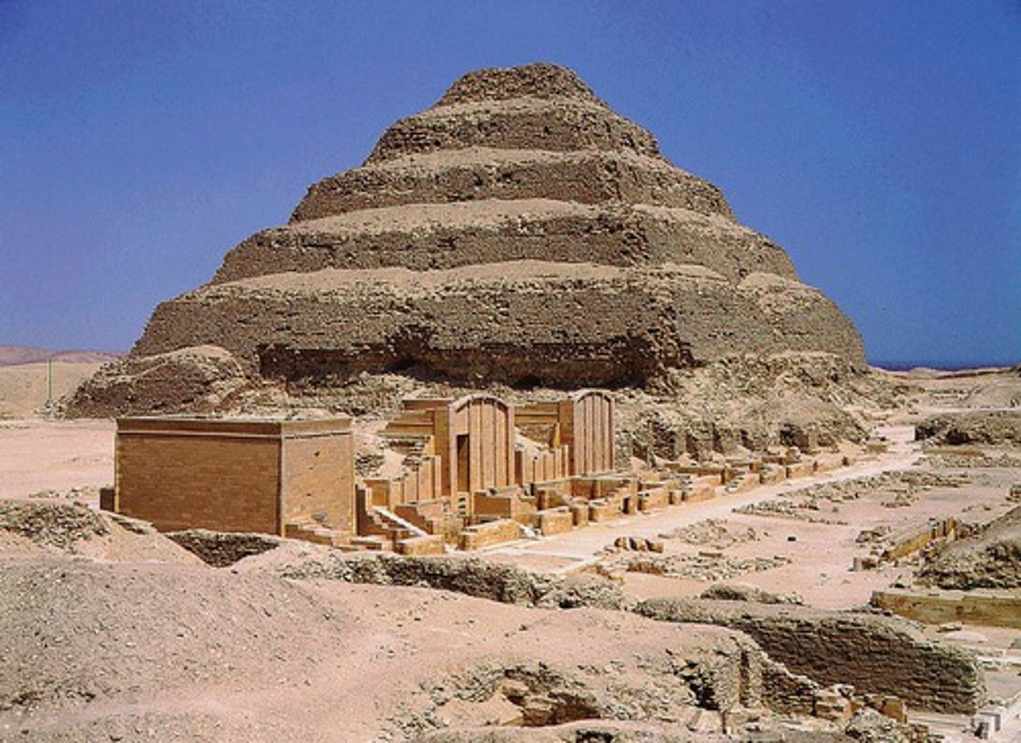<p>Egypt, 2650 BCE: early (stepped) pyramid</p>