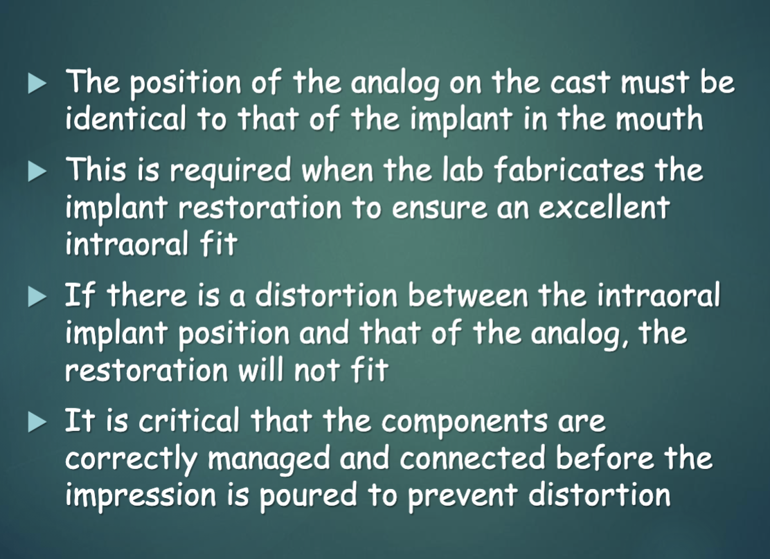 <p>the implant in the mouth</p>