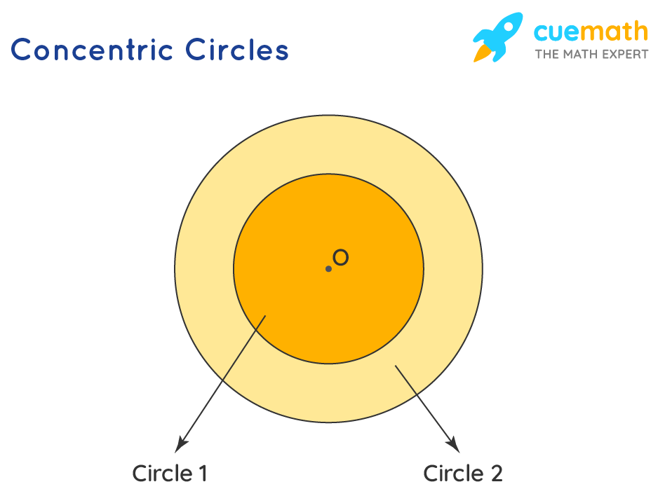 <p>are coplanar circles that have the same center.</p>