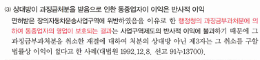 <ol start="3"><li><p>O</p></li></ol><p>경업관계에서 원고적격을 부정한 사례</p>