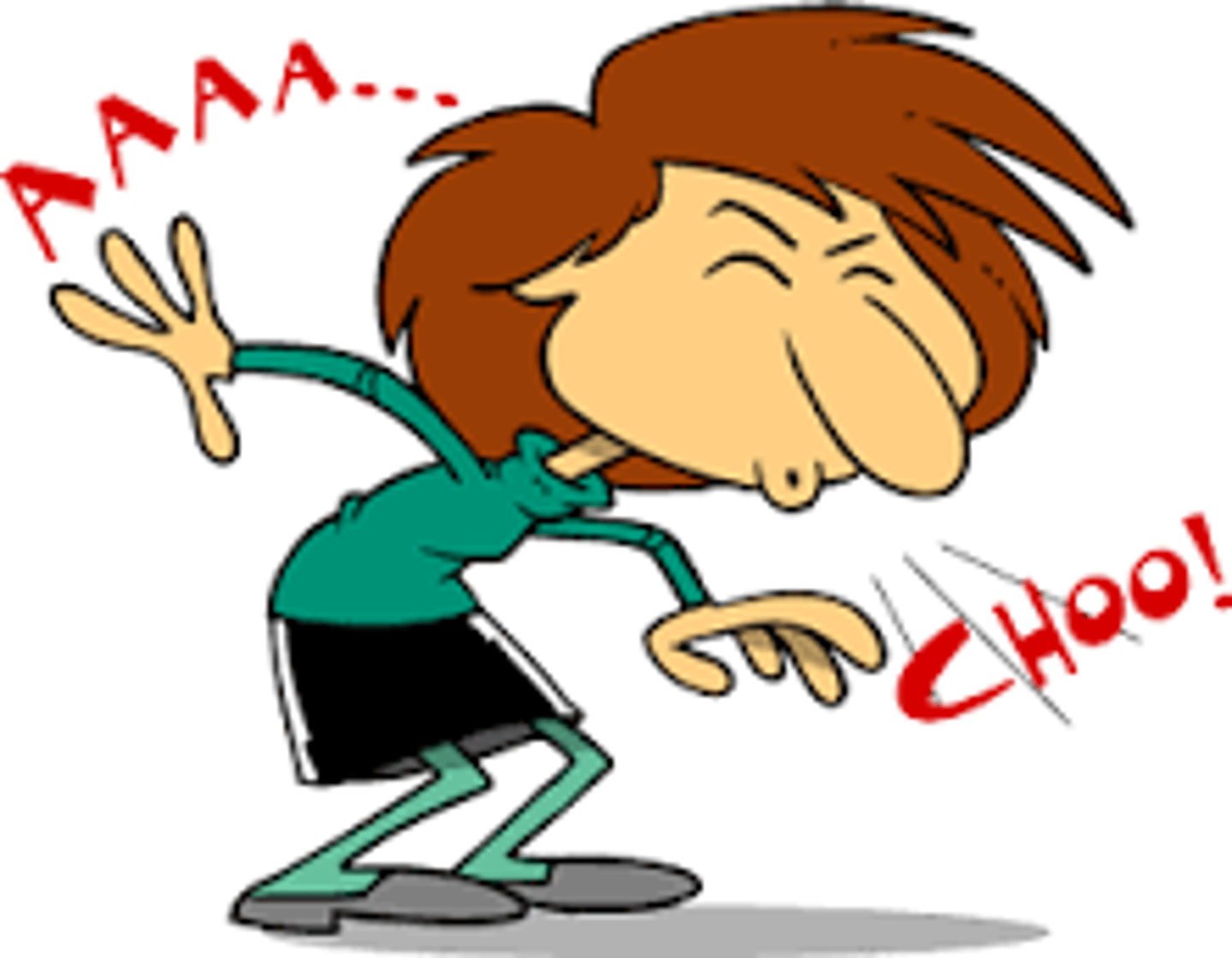 <p>To sneeze</p>