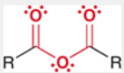 <p>formed from two carboxylic acid molecules by the removal of a water molecule, typically used in the formation of esters and amides.</p>