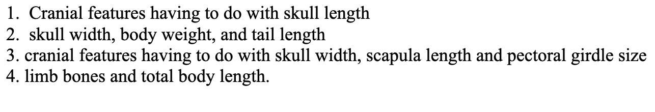 <p>evolutionary responses often involve traits other than those being selected. both development and function tend to integrate the parts of organisms bringing about an interdep. of certain phenotypic traits. </p><p>for ex) there are several traits that are highly integrated into discrete clusters that involve osteology in mice. therefore in mice, if you were to develop a breeding program to select for an increase in body weight, you would along with the desired inc in body weight see changes in skull width and tail length</p><p>can’t separate corresponding traits bc either close on chrm are of DNA and thus don’t recombine and/or is linked, or bc change in one would be harmful and unsupported by other body parts—the body is an integrated system that works in perfect tandem to meet needs (selective constraints). </p>