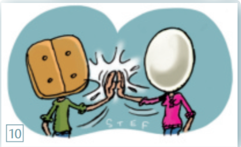 <p>wat betekent: het is weer koek en ei tussen hen</p>