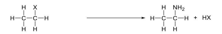 <p>Substitution of Halogenoalkane</p>