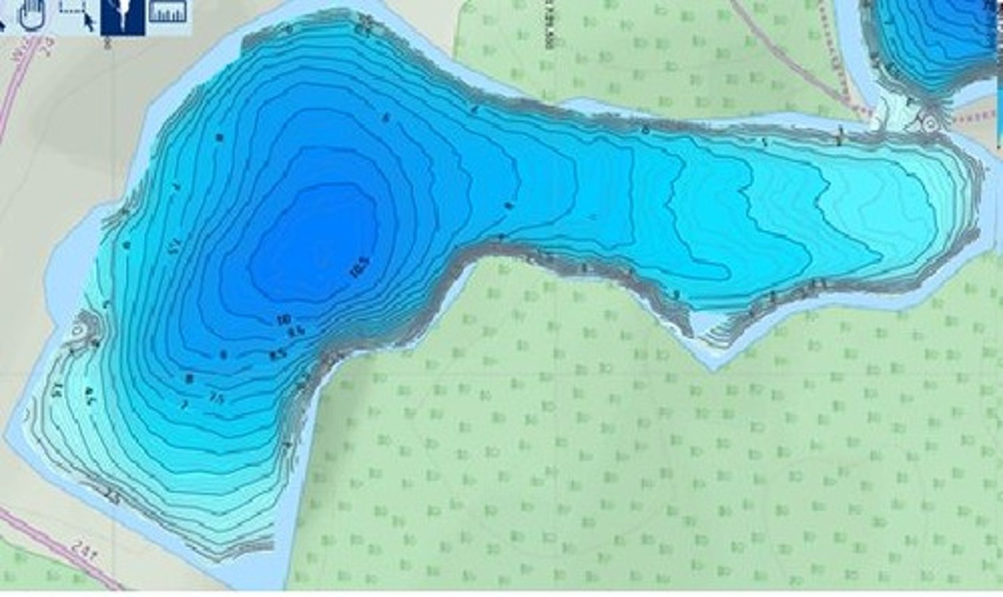 <p>linie łączące punkty o jednakowej głębokości wody</p>
