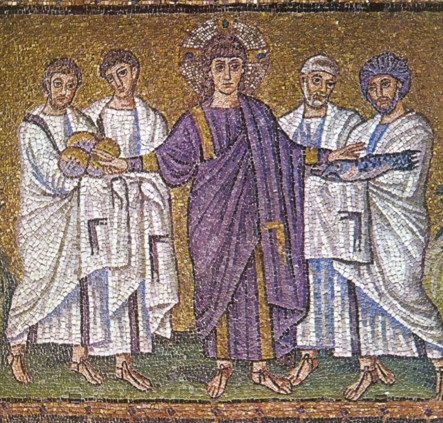 <p>Name piece and describe mosaics?</p>