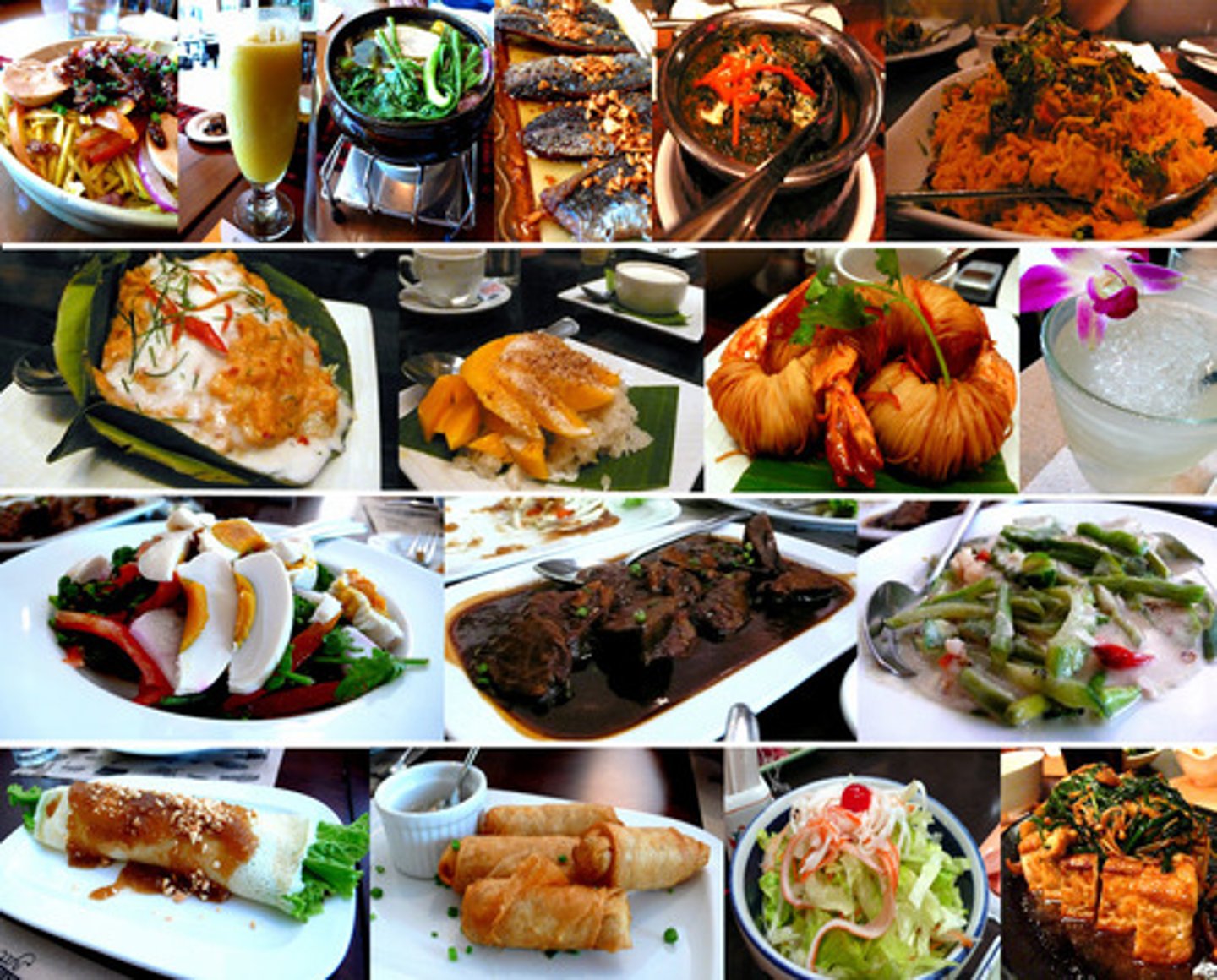 <p>(the) food</p>