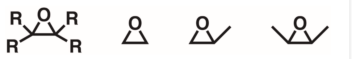 <p>An ether that’s part of a 3 membered ring</p>