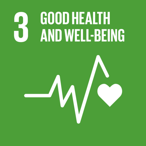 <p>Good Health and Wellbeing</p><p>Aims to promote physical and mental wellbeing and to extend life expectancy by addressing major causes of morbidity and mortality globally, providing universal health coverage</p>