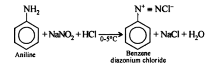 <p>0-5C,NaNO2/HCl</p>