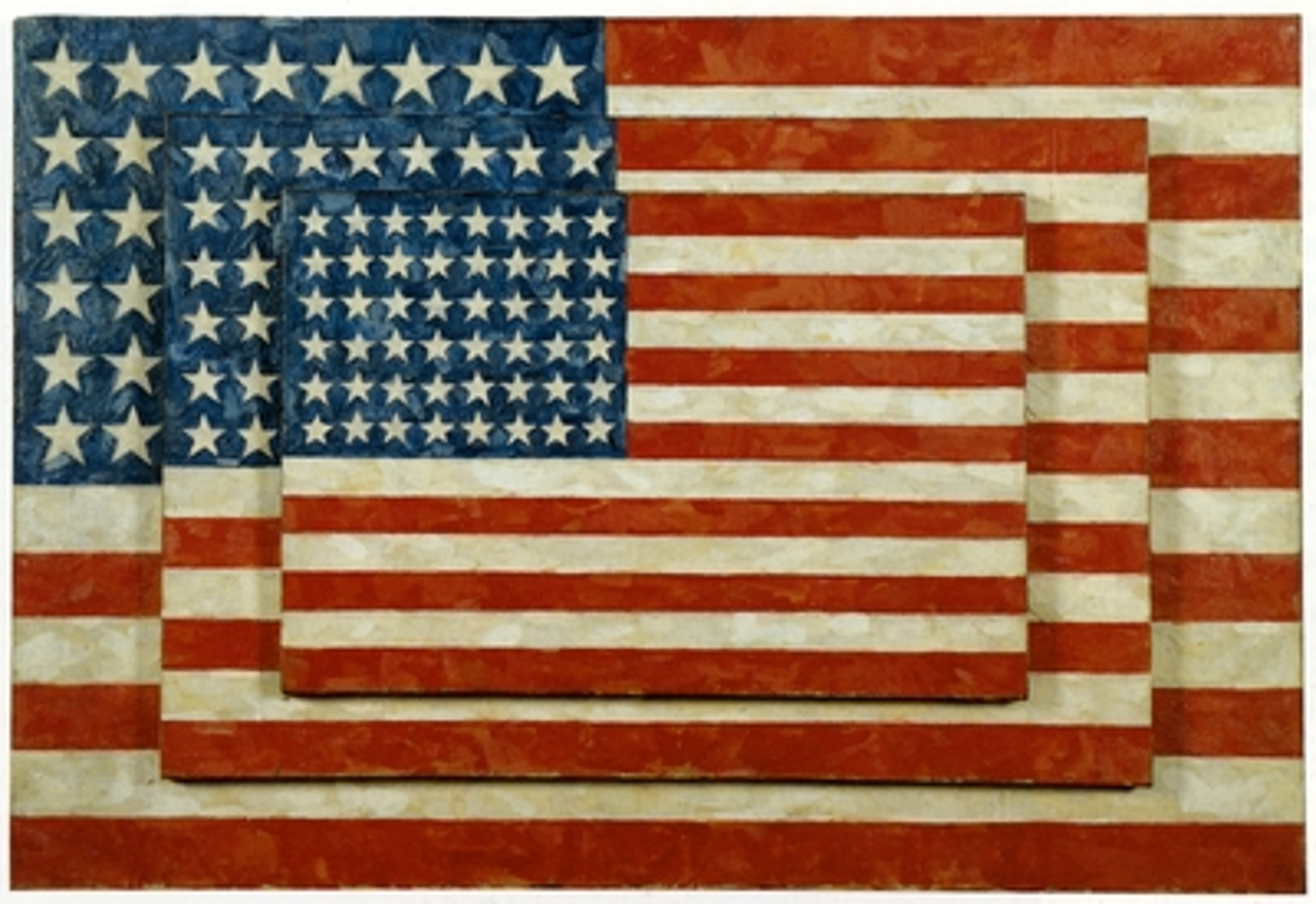 <p><em>Three Flags</em>, 1958</p>
