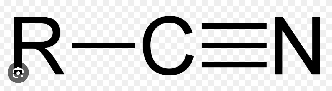 <p>C triple bonded N</p>