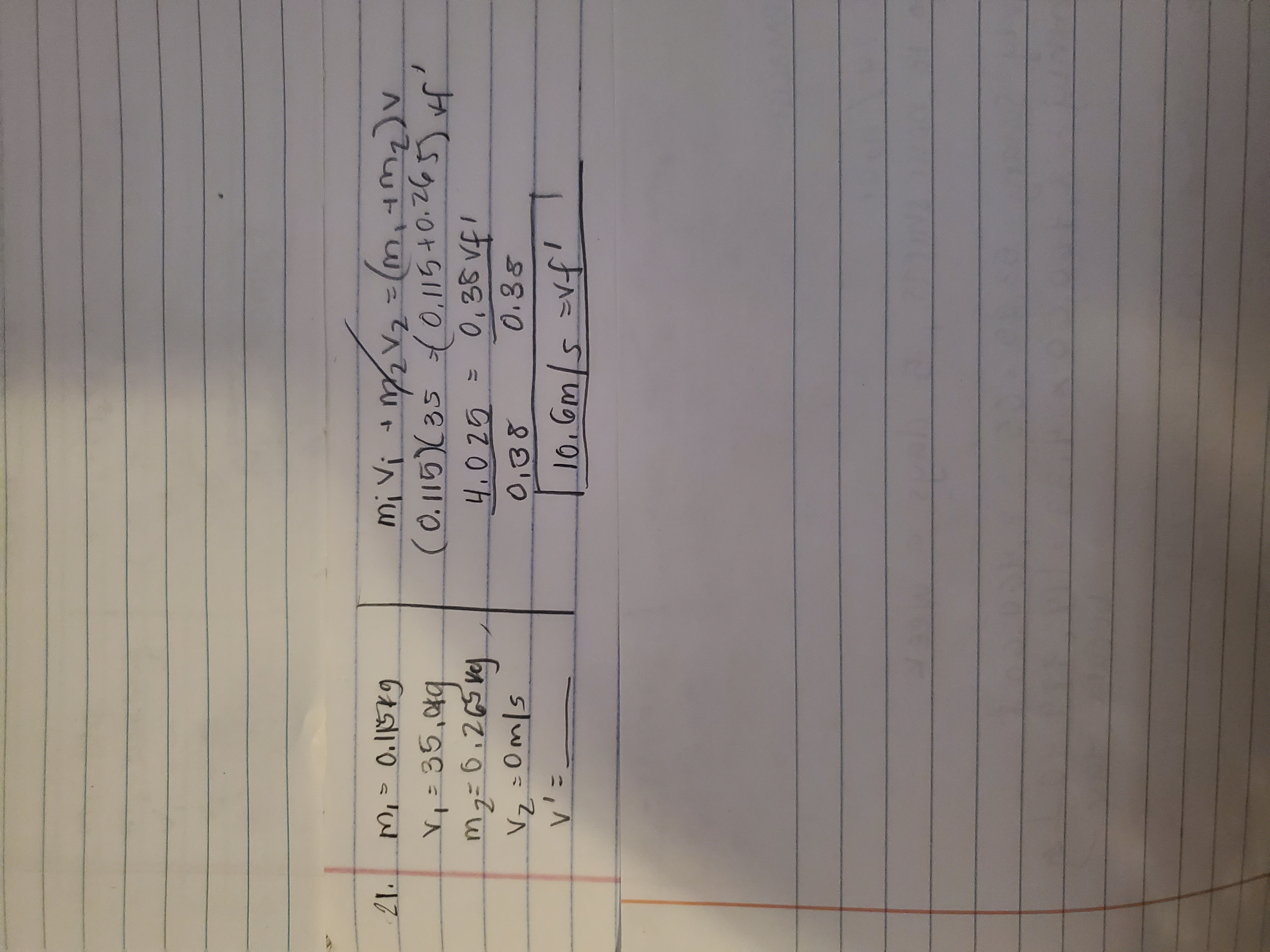 <p>This scenario also demonstrates the conservation of momentum, where the momentum of the puck before the collision equals the momentum of the puck and octopus after they collide and move together. The final velocity can be calculated using the formula: (mass of puck * initial speed of puck) = (mass of puck + mass of octopus) * final speed. </p>