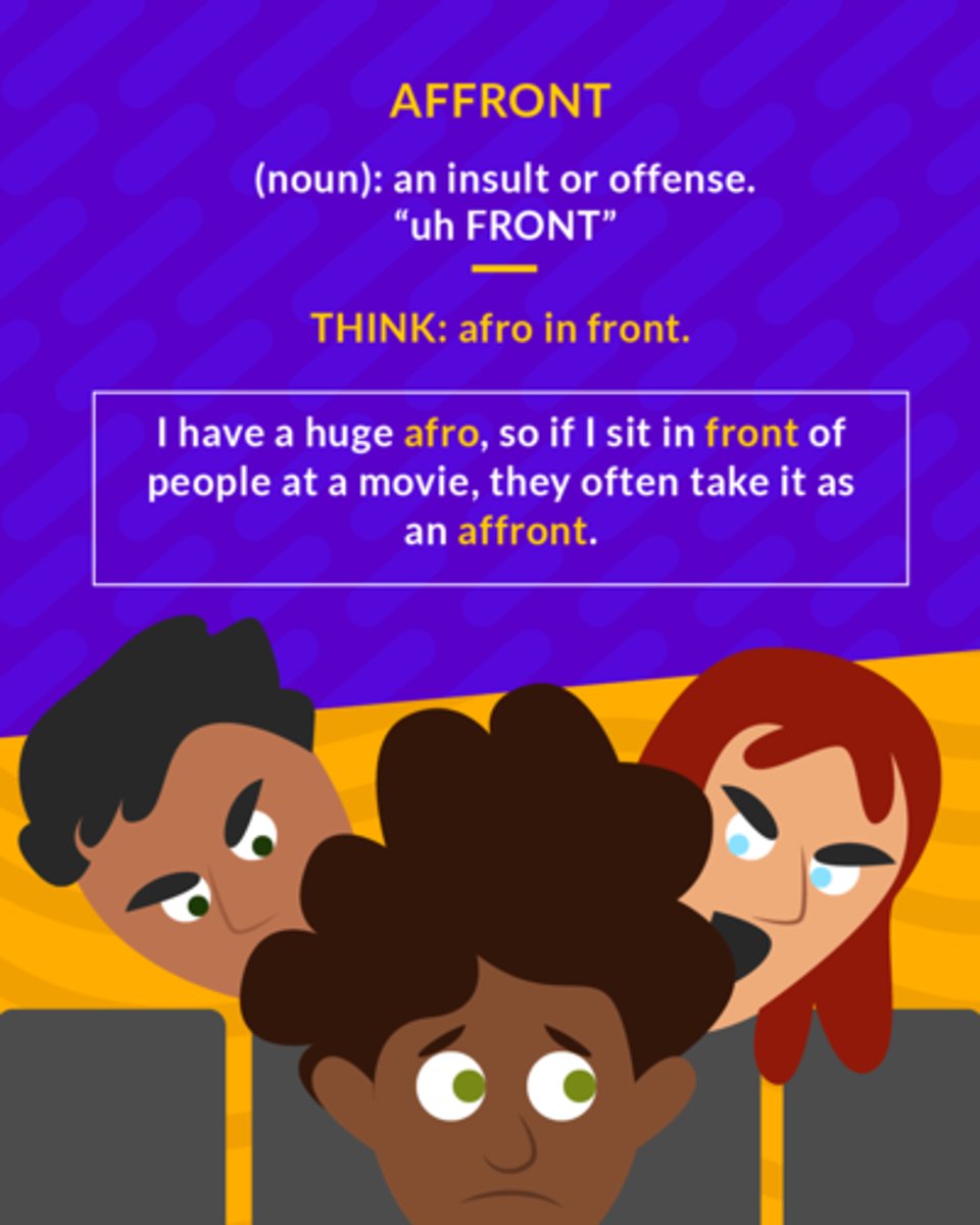 <p>noun: an insult</p>