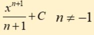 <p>add one to the exponent and bring 1/n+1 to the front</p>