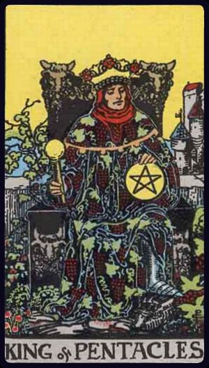 <p>KING OF PENTACLES</p>