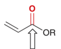 <p>wavenumber of C=O in conjugated, unsaturated ester</p>