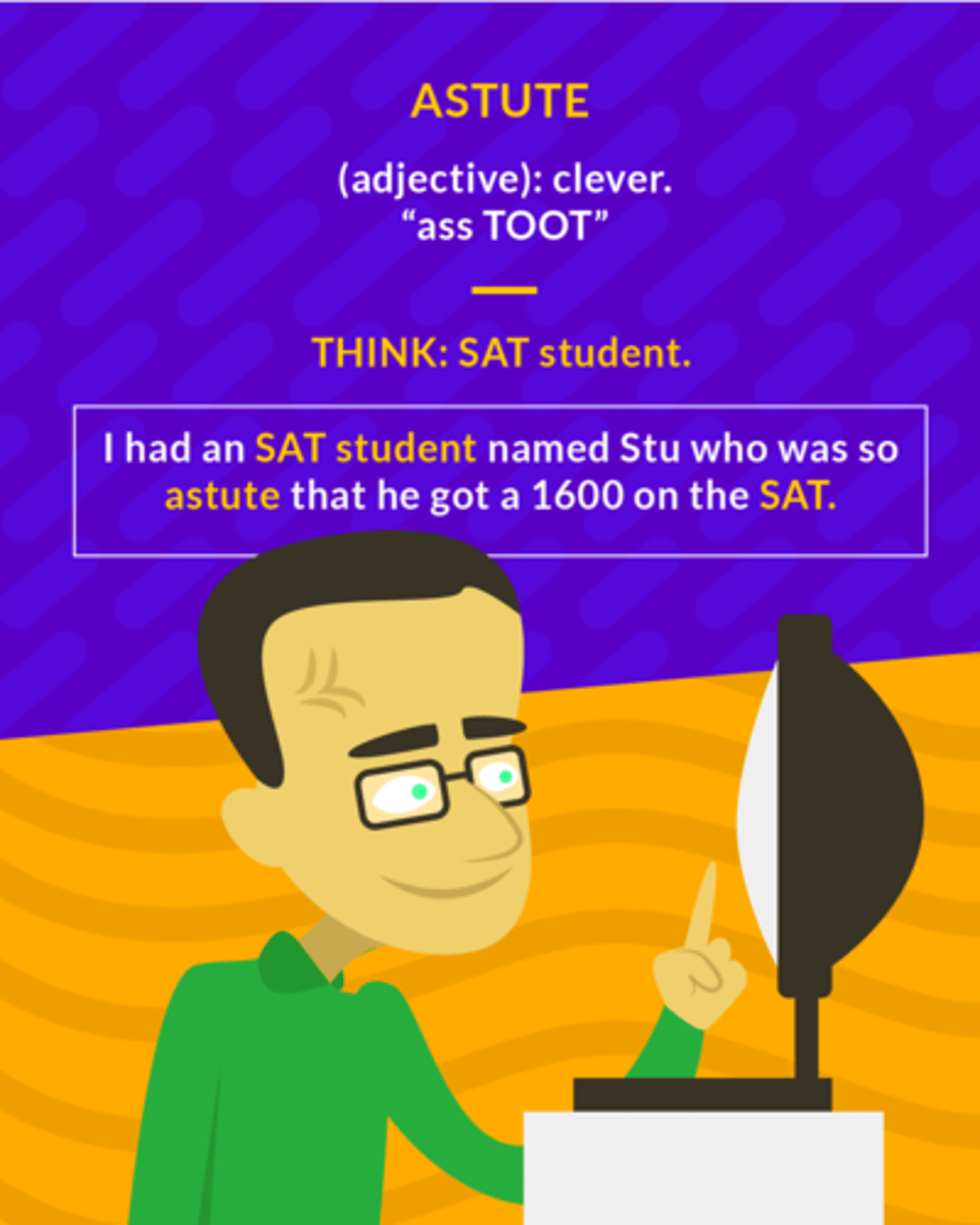 <p>able to understand a situation quickly and see how to take advantage of it/ clever/ intelligence</p>