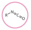<p>Which functional group is shown? (R = rest of molecule, X = any halogen)</p>
