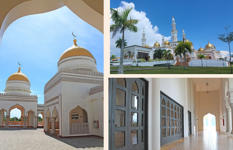 <p><span>Second-largest mosque in the Philippines, officially named Sultan Haji Hassanal Bolkiah Mosque, located in Cotabato City. Accommodates 15,000 people. Largest mosque in the Philippines is Marawi Grand Mosque, with three floors, a basement, 9,434 sq meters floor area, and a capacity for 20,000 worshipers.</span></p>