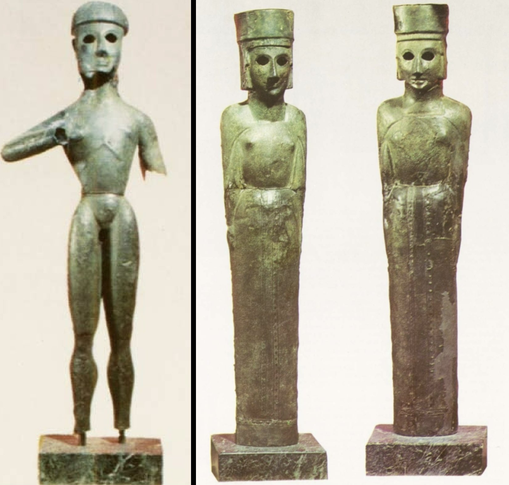 <p>Bronze cult statues</p>